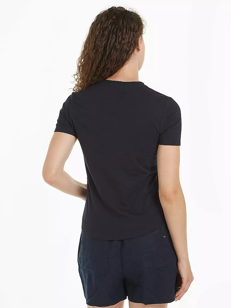 TOMMY HILFIGER | T-Shirt Slim Fit | Azul oscuro