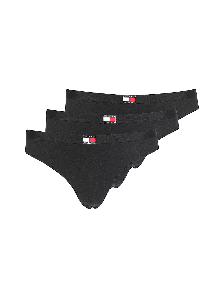 TOMMY HILFIGER | Tangas paquete de 3 negro | Negro