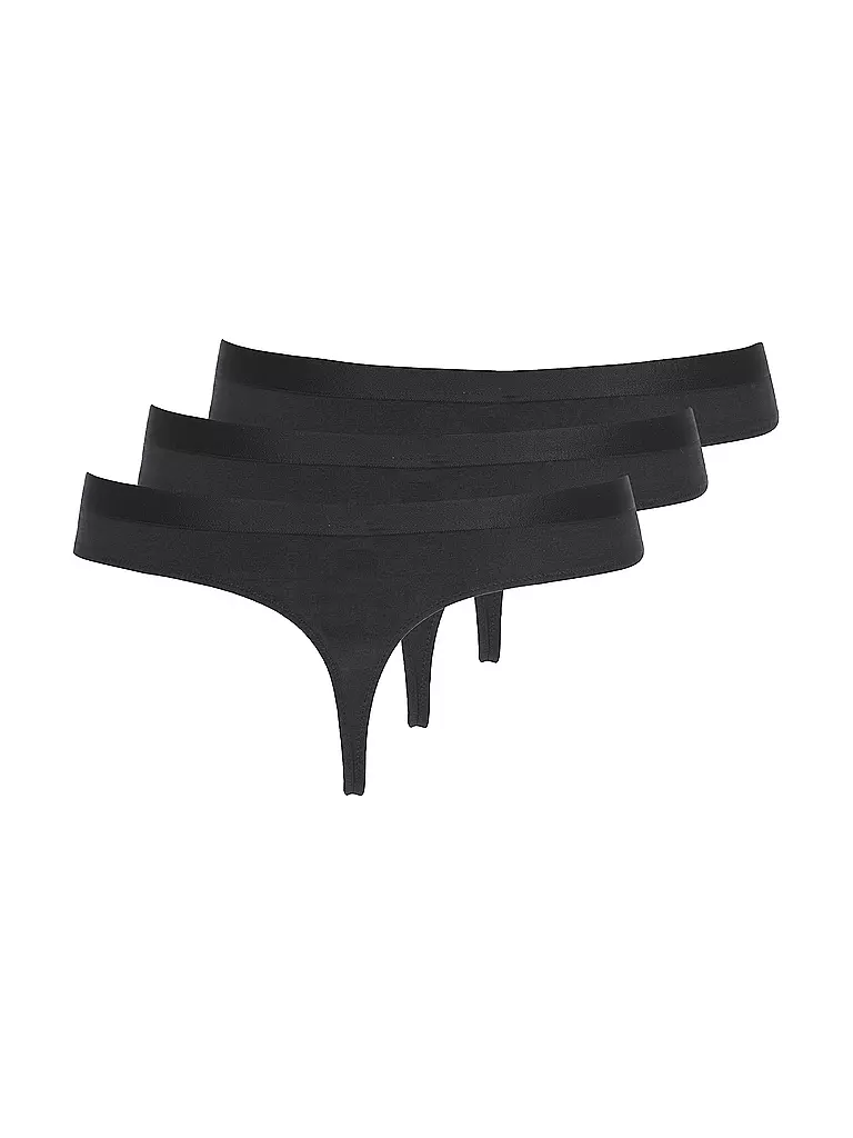 TOMMY HILFIGER | Tangas paquete de 3 negro | 