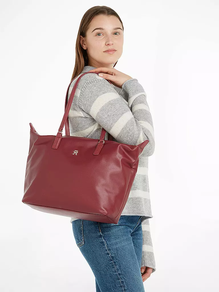 TOMMY HILFIGER | Tasche - Shopper POPPY | Rojo oscuro