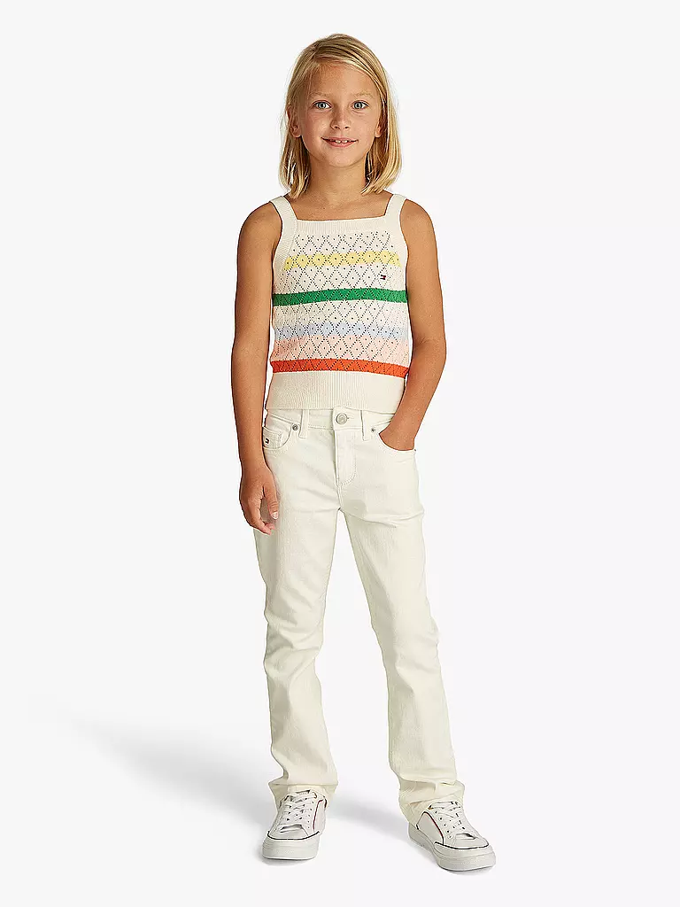 TOMMY HILFIGER | Top de niña | Blanco