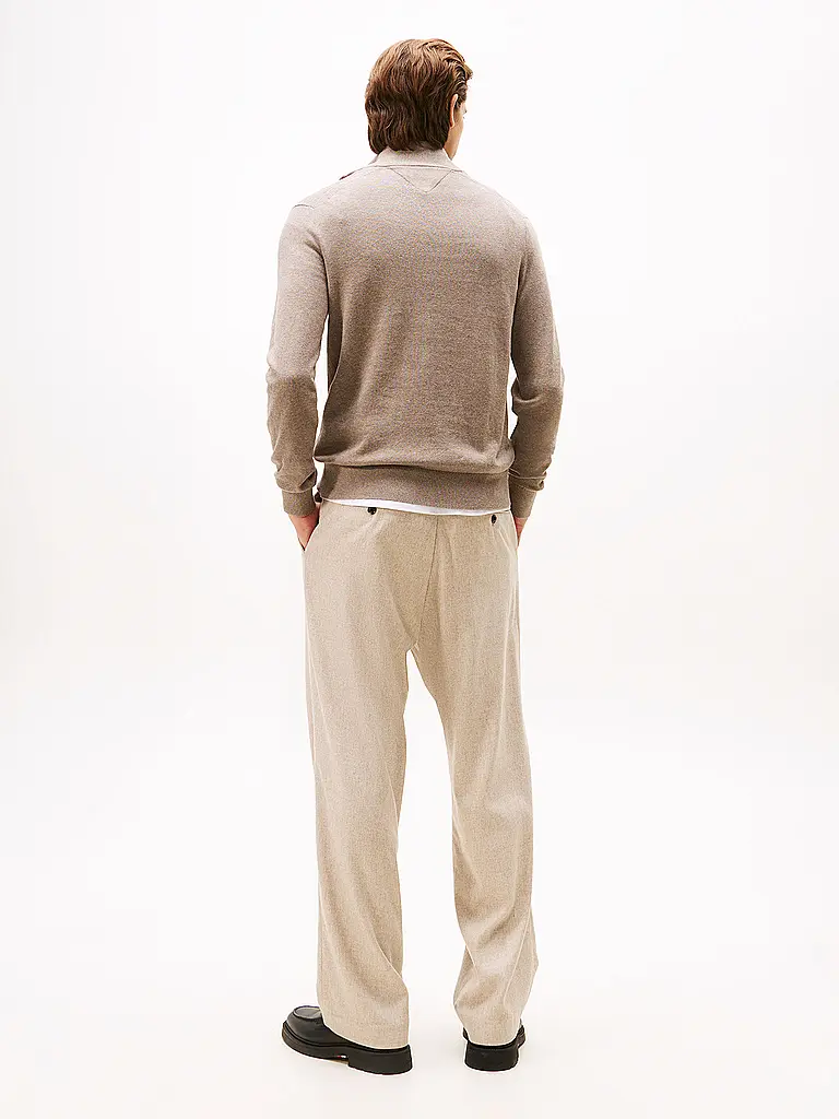 TOMMY HILFIGER | Troyer Pullover  | Marrón
