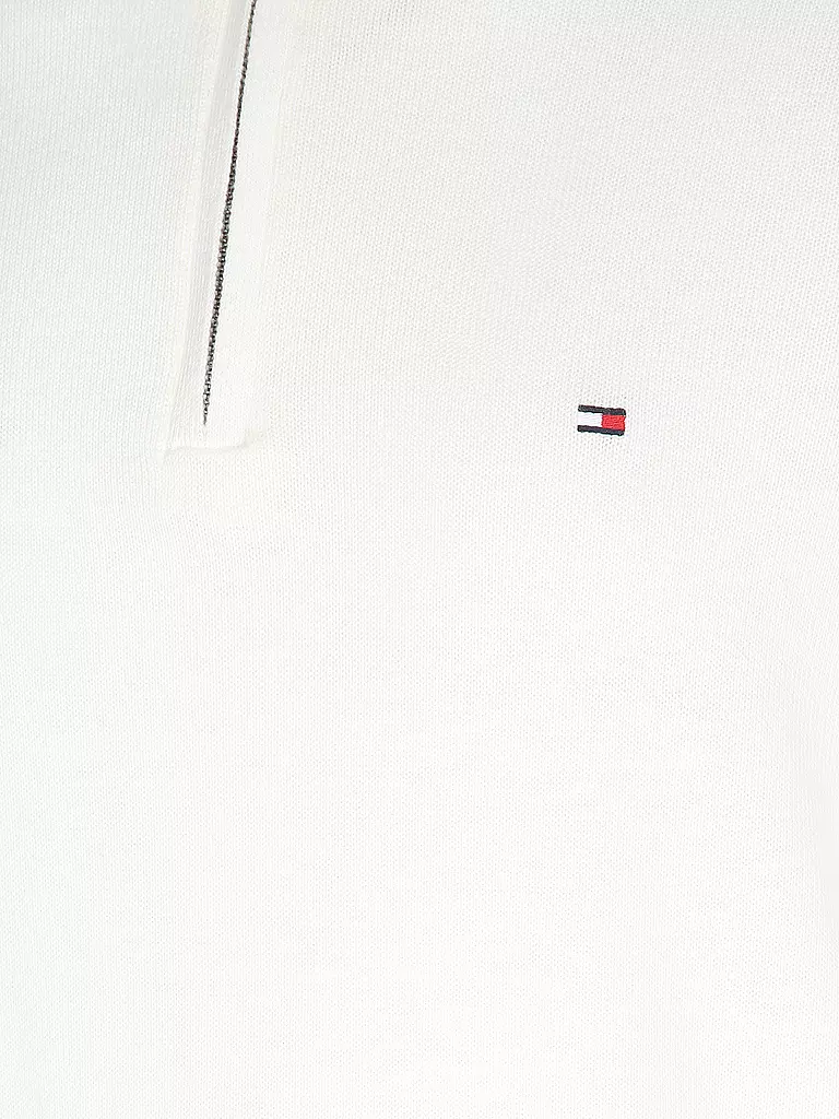TOMMY HILFIGER | Troyer Pullover  | Blanco