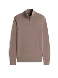 TOMMY HILFIGER | Troyer Pullover | Marrón