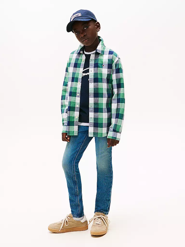 TOMMY HILFIGER | Vaqueros Slim Fit SCANTON para niño | Azul oscuro
