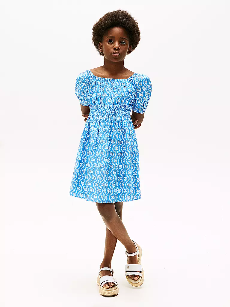 TOMMY HILFIGER | Vestido de niña | Azul claro