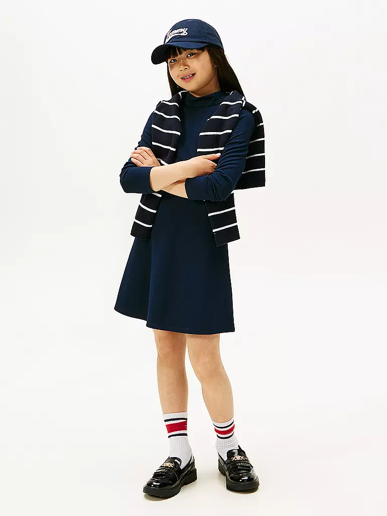 TOMMY HILFIGER | Vestido de niña | Azul oscuro