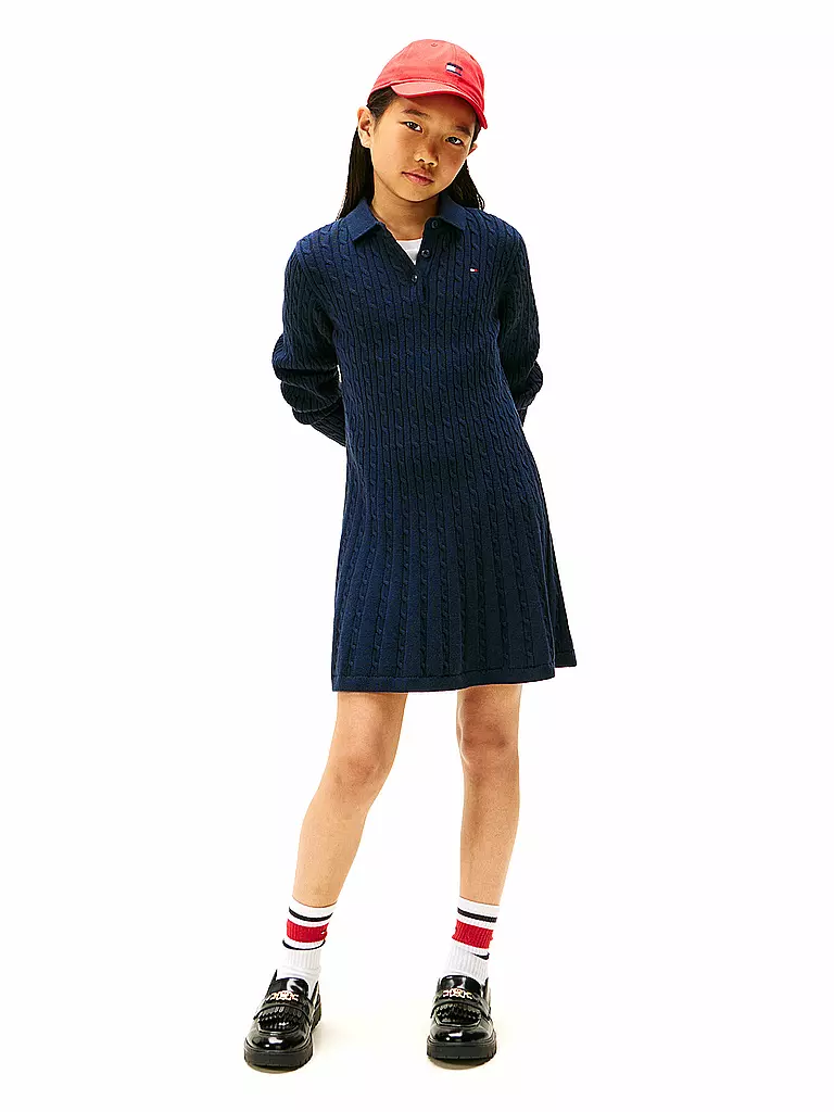 TOMMY HILFIGER | Vestido de niña | Azul oscuro