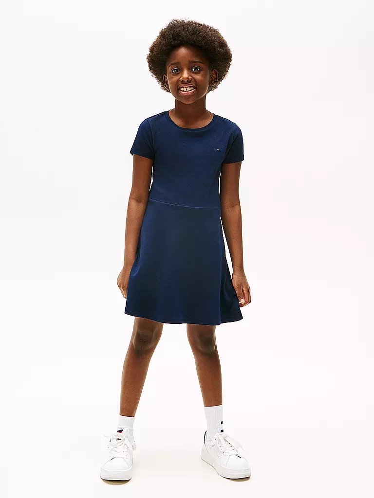 TOMMY HILFIGER | Vestido de niña | Azul oscuro