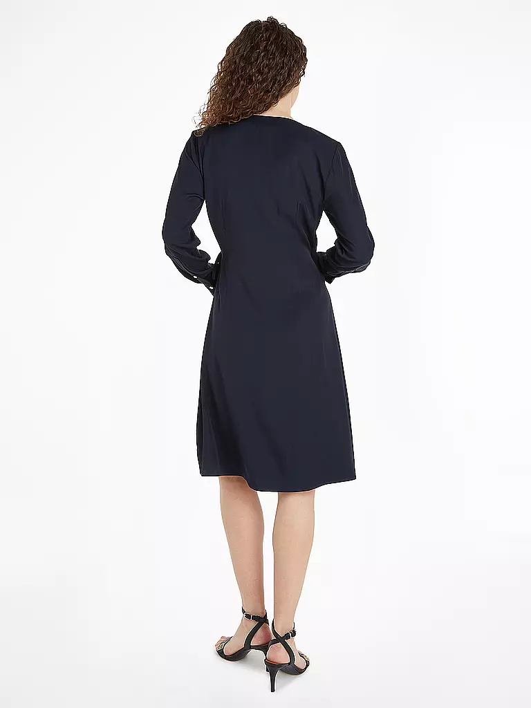 TOMMY HILFIGER | Wickelkleid | Azul oscuro