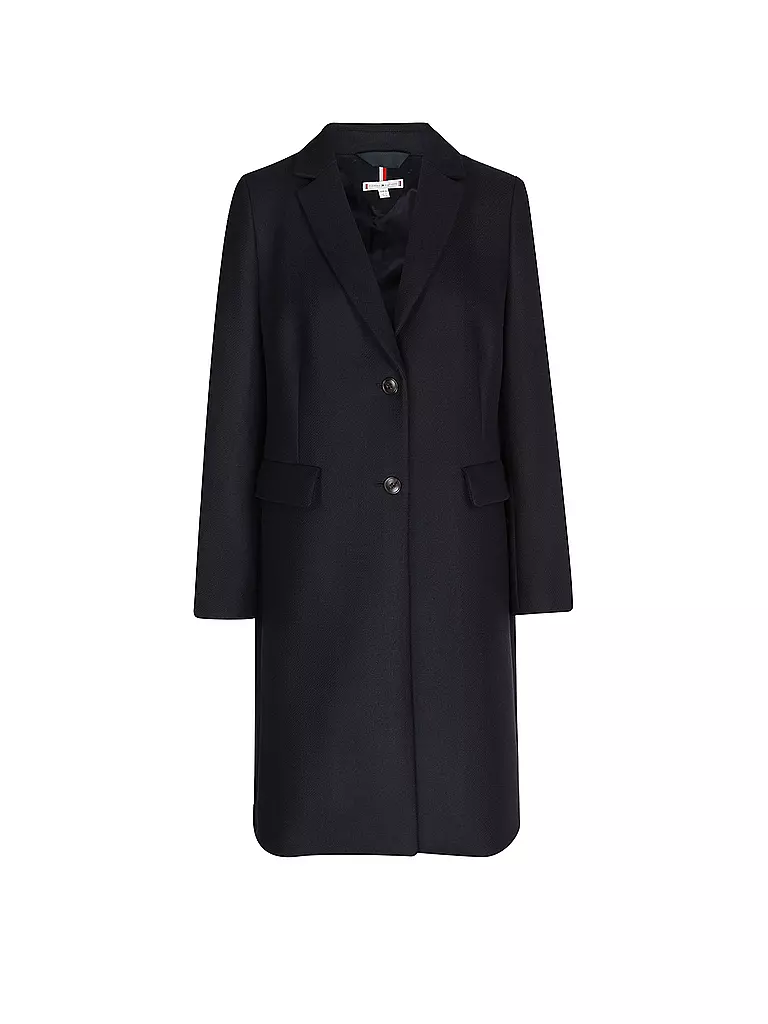 TOMMY HILFIGER | Wollmantel | Azul oscuro