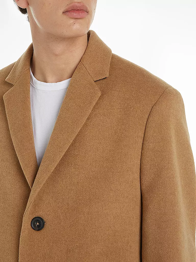 TOMMY HILFIGER | Wollmantel | Camel