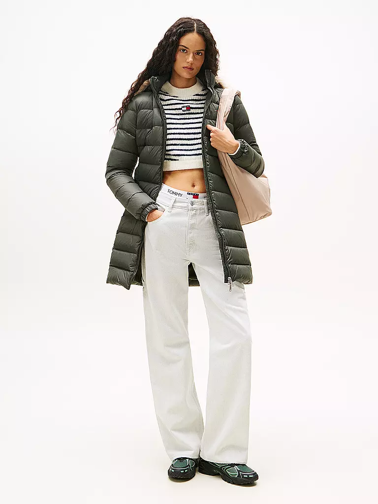 TOMMY JEANS | Abrigo acolchado | olive