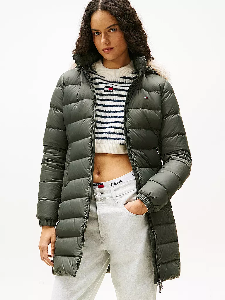 TOMMY JEANS | Abrigo acolchado | olive