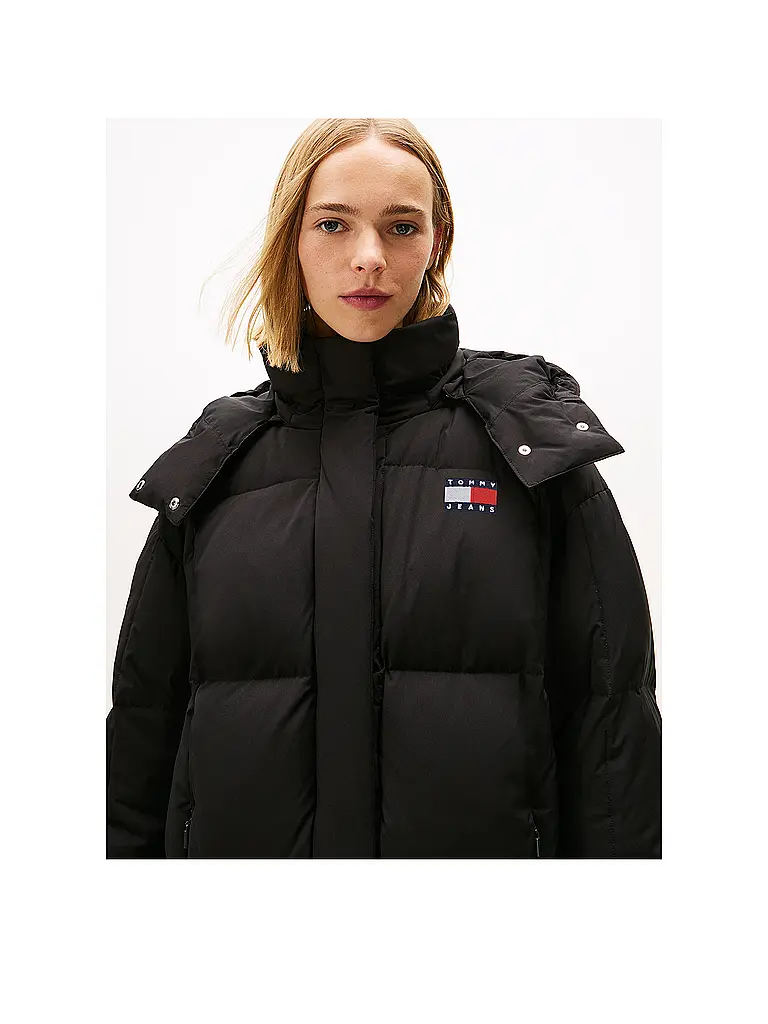 TOMMY JEANS | Abrigo TJW ALASKA GRID | Negro