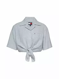 TOMMY JEANS | Blusa corte cropped | Azul claro