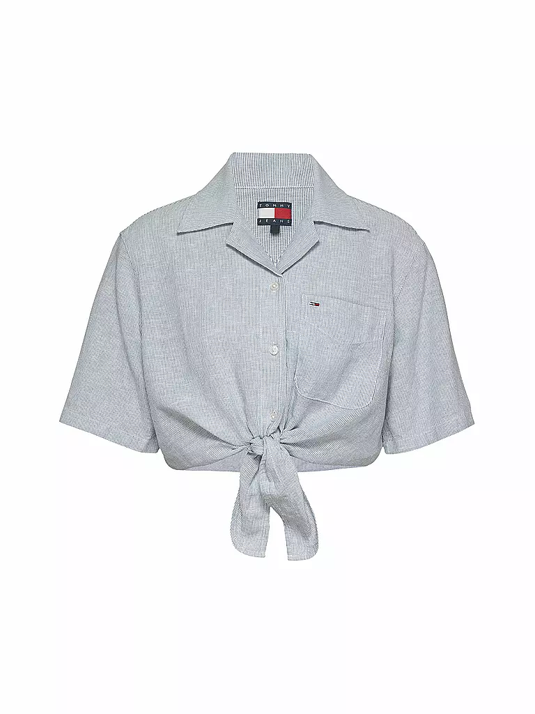 TOMMY JEANS | Blusa corte cropped | Azul claro