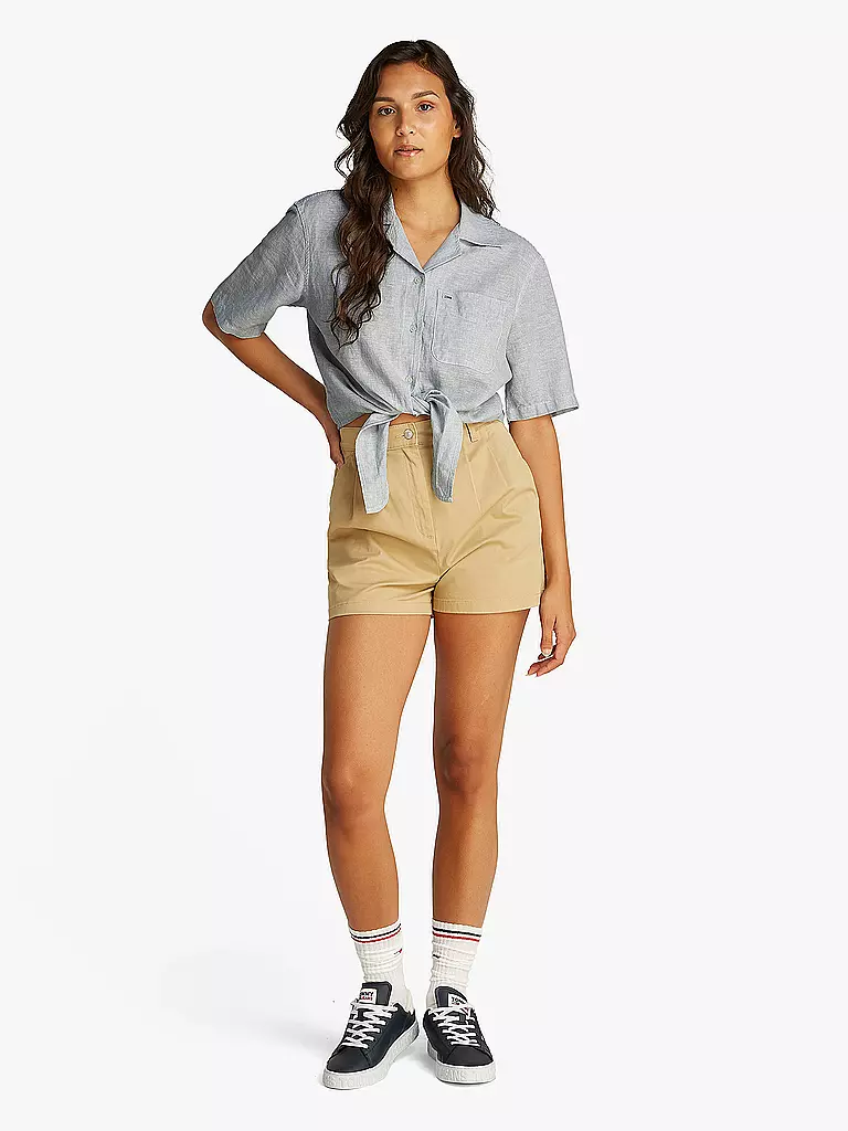 TOMMY JEANS | Blusa corte cropped | Azul claro