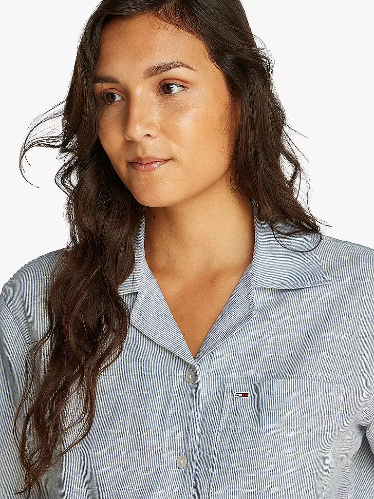TOMMY JEANS | Blusa corte cropped | Azul claro