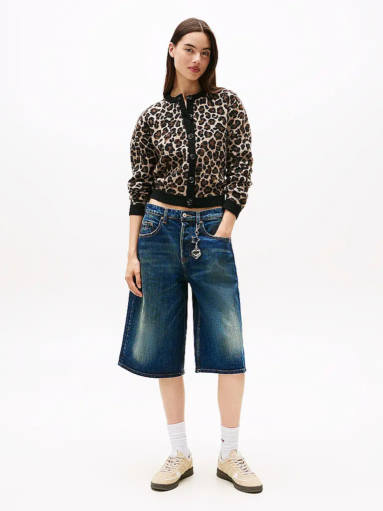 TOMMY JEANS | CÁRDIGAN LEOPARDO | Marrón