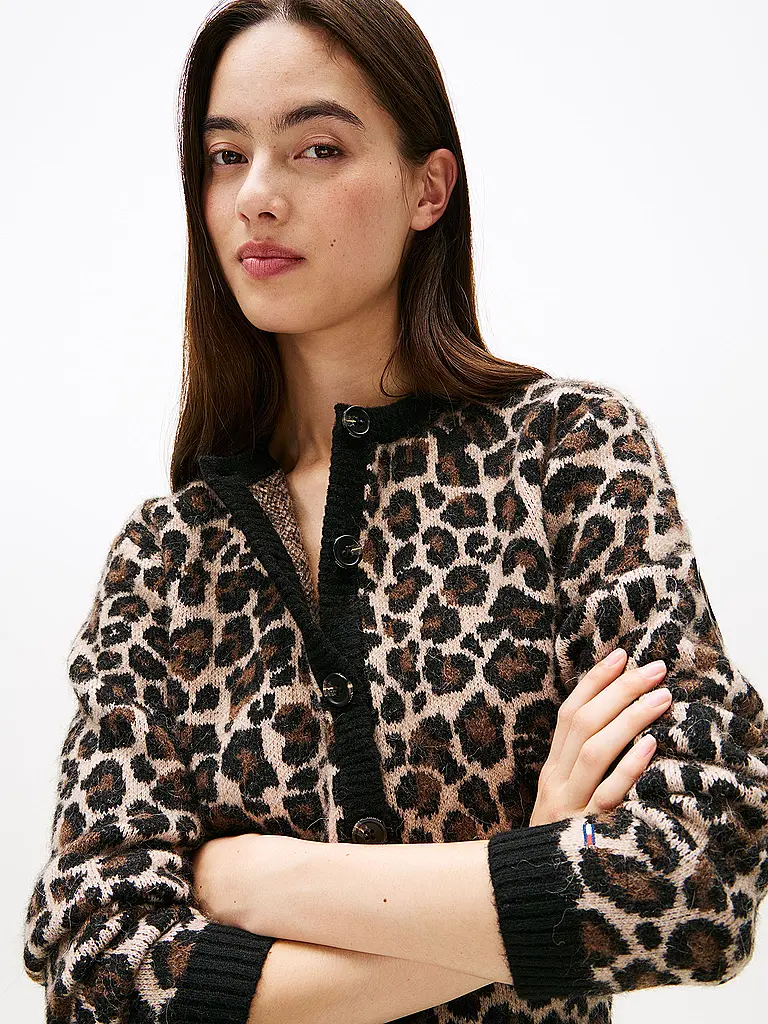 TOMMY JEANS | CÁRDIGAN LEOPARDO | 