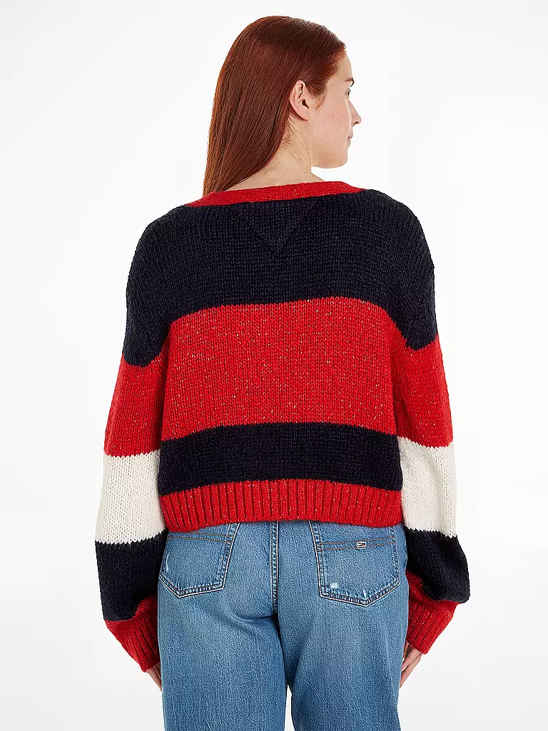 TOMMY JEANS | Cárdigan | Rojo