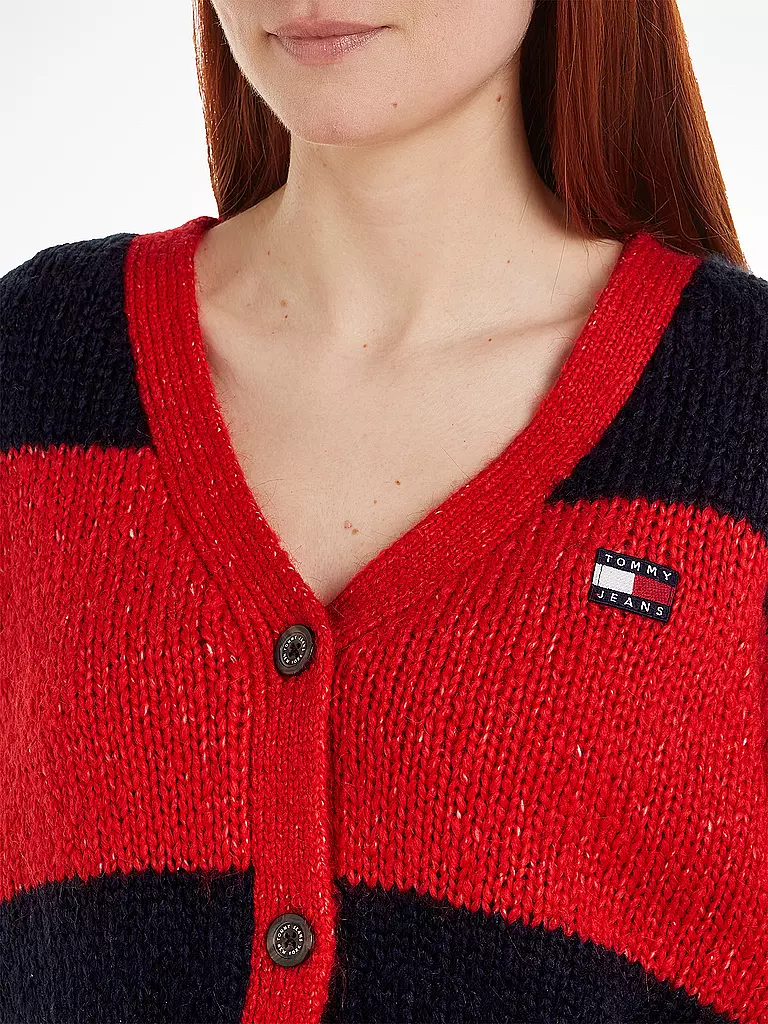 TOMMY JEANS | Cárdigan | Rojo