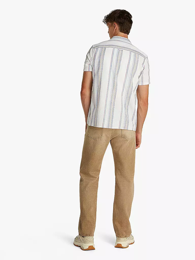 TOMMY JEANS | Camisa
Marca: TOMMY JEANS
Color: blanco
Categorías: Moda, Hombre

Largo de manga: Manga corta
Material: Algodón
Forma del cuello: Cuello Kent
Diseño: Rayas
Corte (ropa exterior): Regular
Estilo: Moda joven
Detalles: Bolsillos laterales, Logo | 