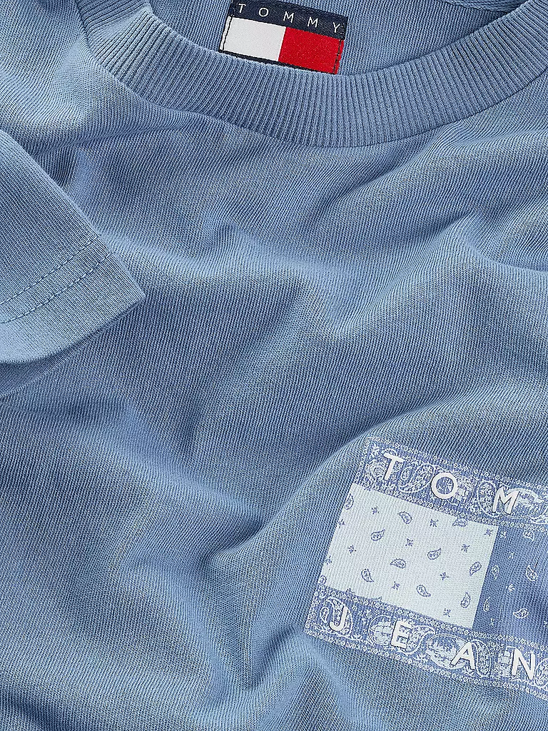 TOMMY JEANS | Camiseta
Marke: TOMMY JEANS
Farbe: hellblau
Kategorien: Moda, Hombre

Largo de manga: Manga corta
Escote: Cuello redondo
Material: Jersey, Algodón
Diseño: Logotipo
Corte (Prenda superior): Regular
Estilo: Young Fashion | 