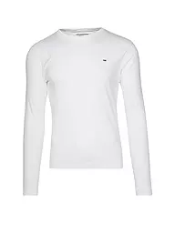 TOMMY JEANS | Camiseta de manga larga Slim Fit | Blanco