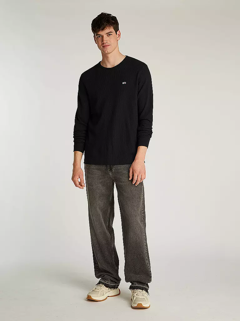 TOMMY JEANS | Camiseta de manga larga | Negro
