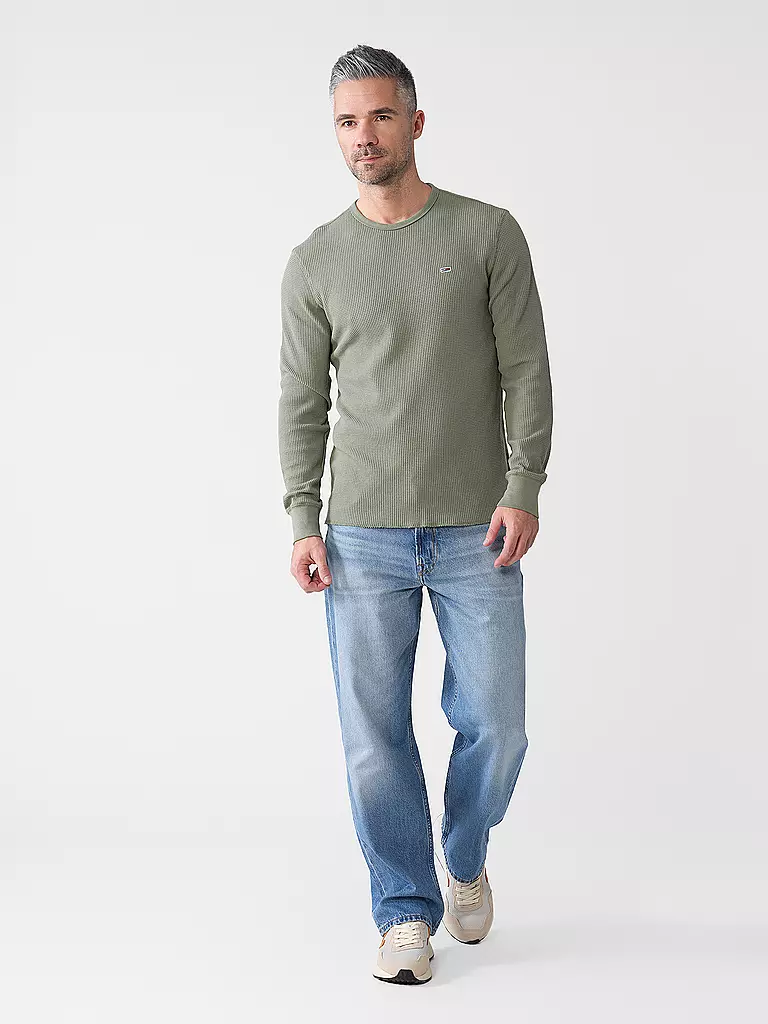 TOMMY JEANS | Camiseta de manga larga | Oliva