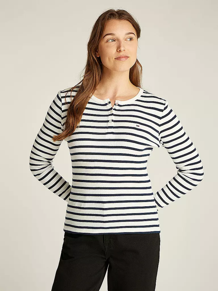 TOMMY JEANS | Camiseta de manga larga | Azul oscuro