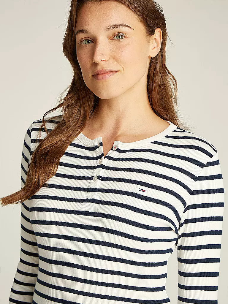 TOMMY JEANS | Camiseta de manga larga | Azul oscuro