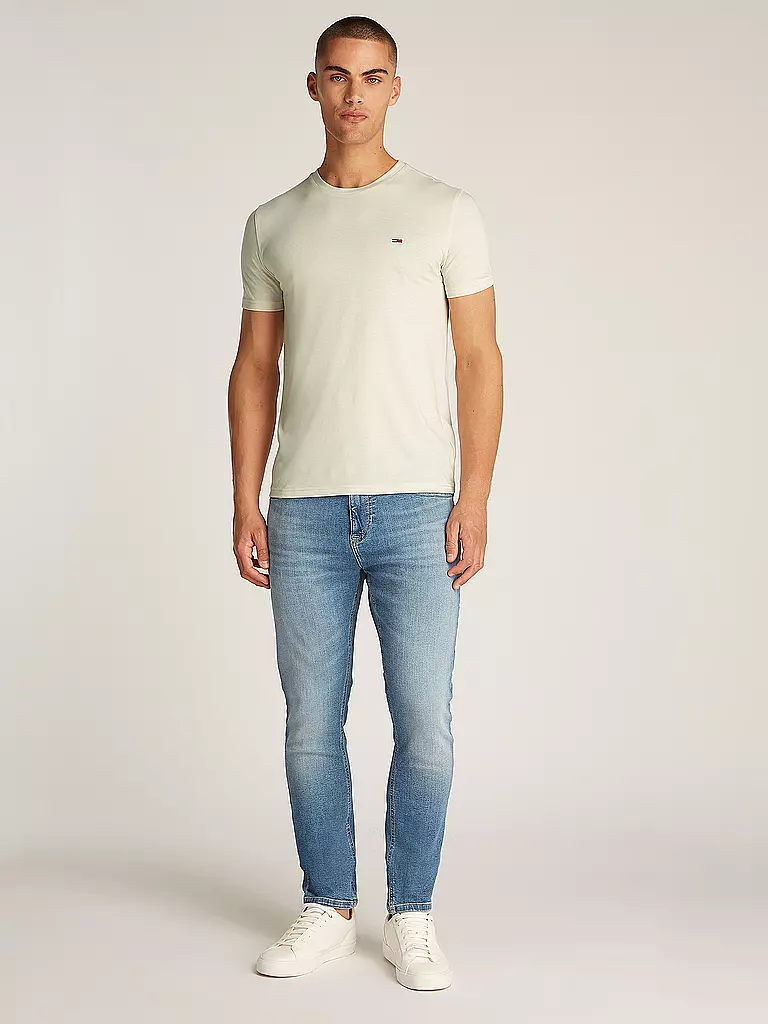 TOMMY JEANS | Camiseta Slim Fit | Crema
