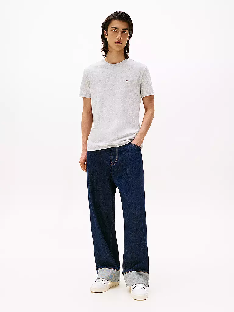 TOMMY JEANS | Camiseta Slim Fit | Gris claro