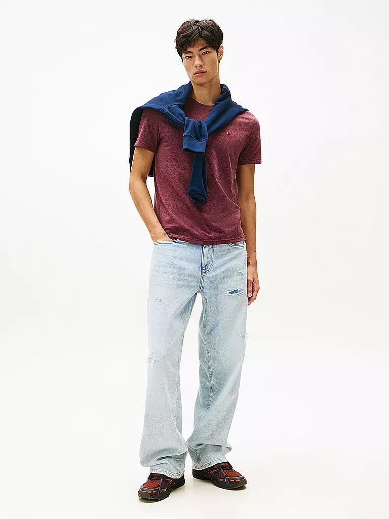 TOMMY JEANS | Camiseta Slim Fit | dunkelrot