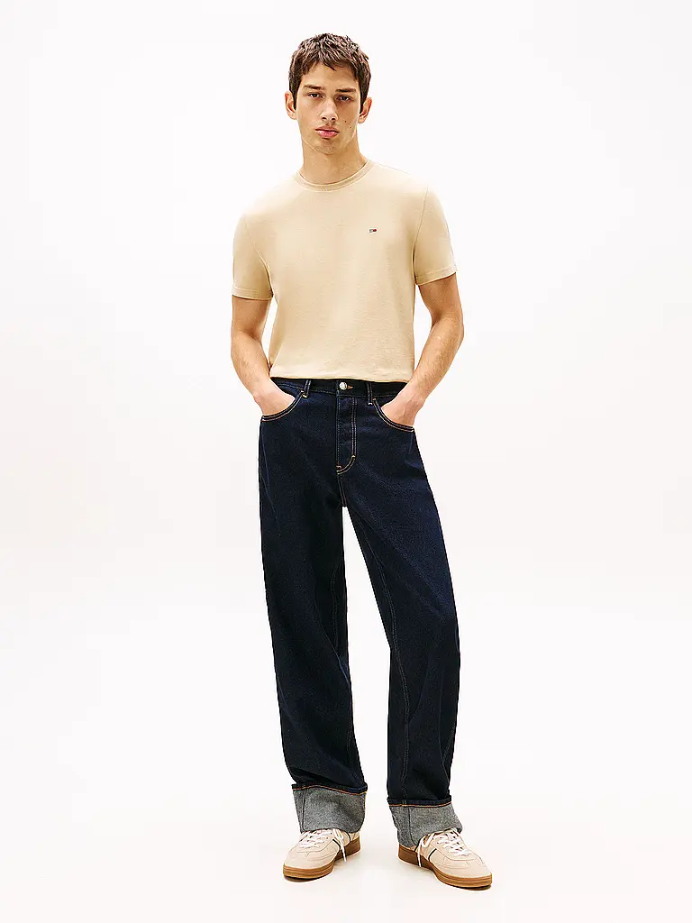 TOMMY JEANS | Camiseta Slim Fit | Beige