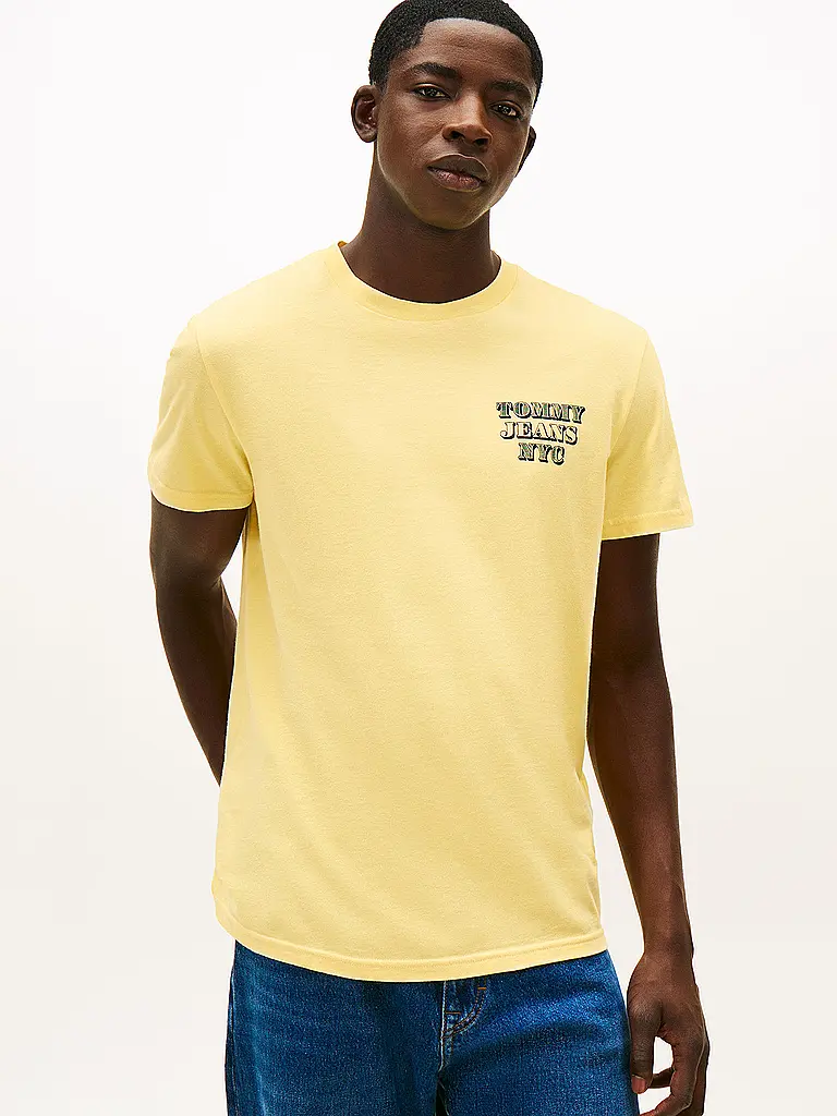 TOMMY JEANS | Camiseta Slim Fit | Amarillo