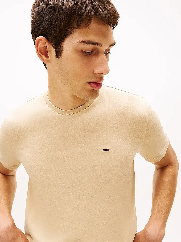 TOMMY JEANS | Camiseta Slim Fit | Beige