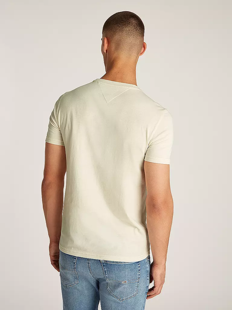 TOMMY JEANS | Camiseta Slim Fit | Crema