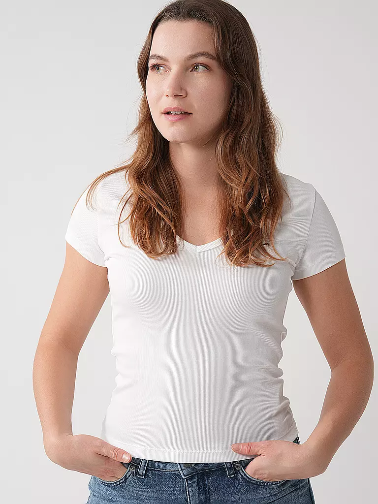 TOMMY JEANS | Camiseta | weiss