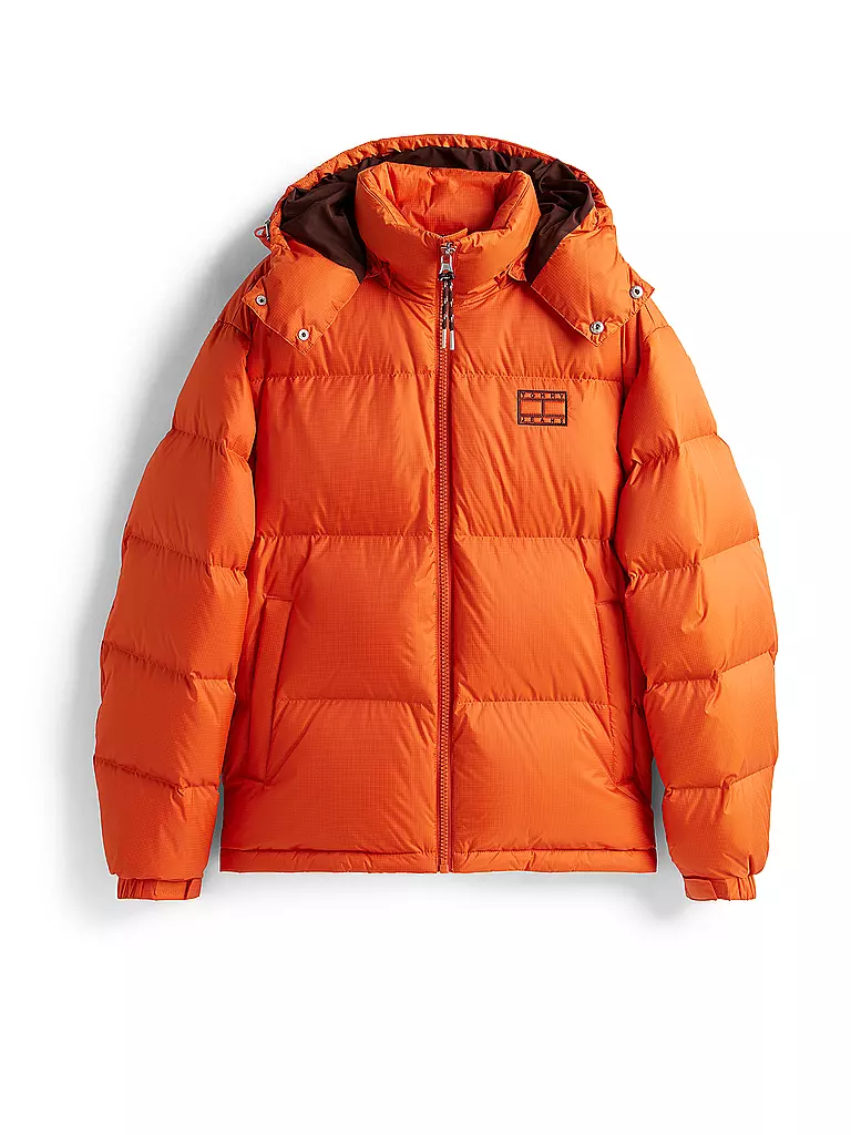 TOMMY JEANS | Chaqueta acolchada de plumón ALASKA | Naranja