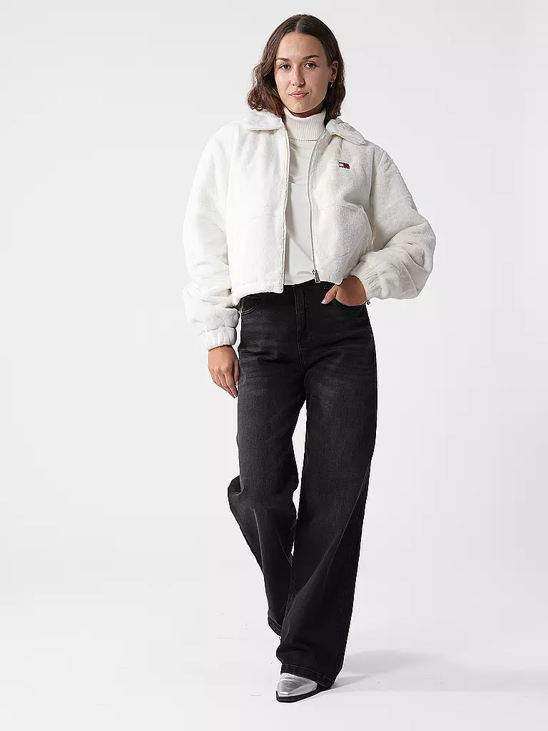 TOMMY JEANS | Chaqueta con aspecto de piel | Blanco