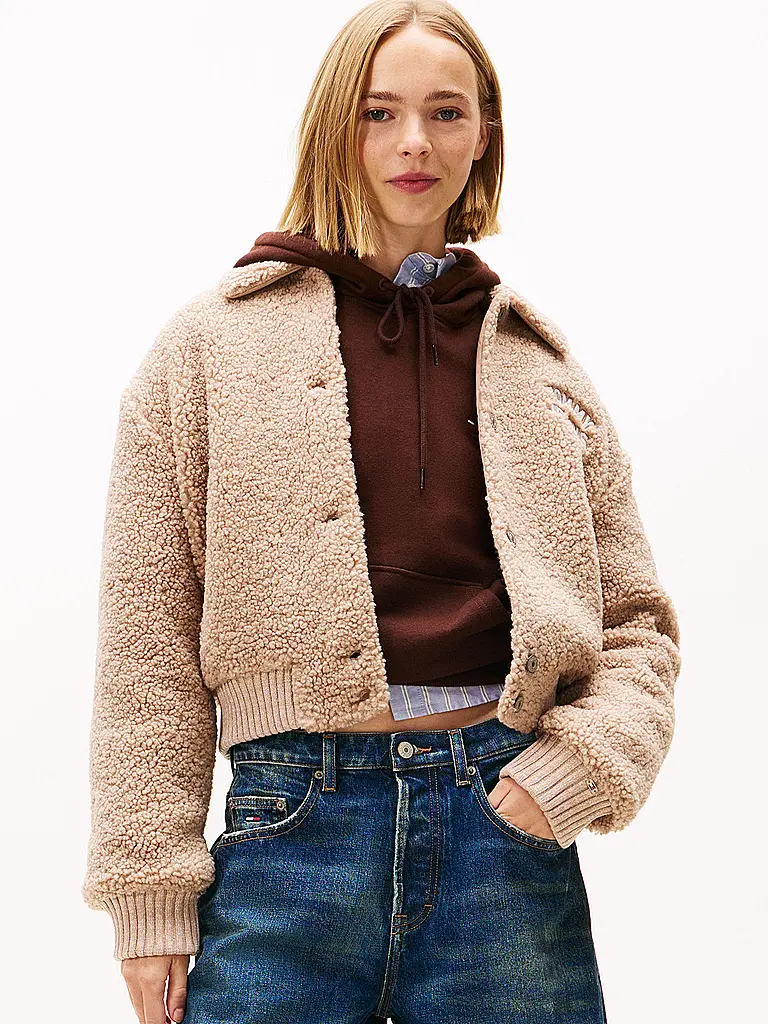 TOMMY JEANS | Chaqueta de aspecto de piel | 