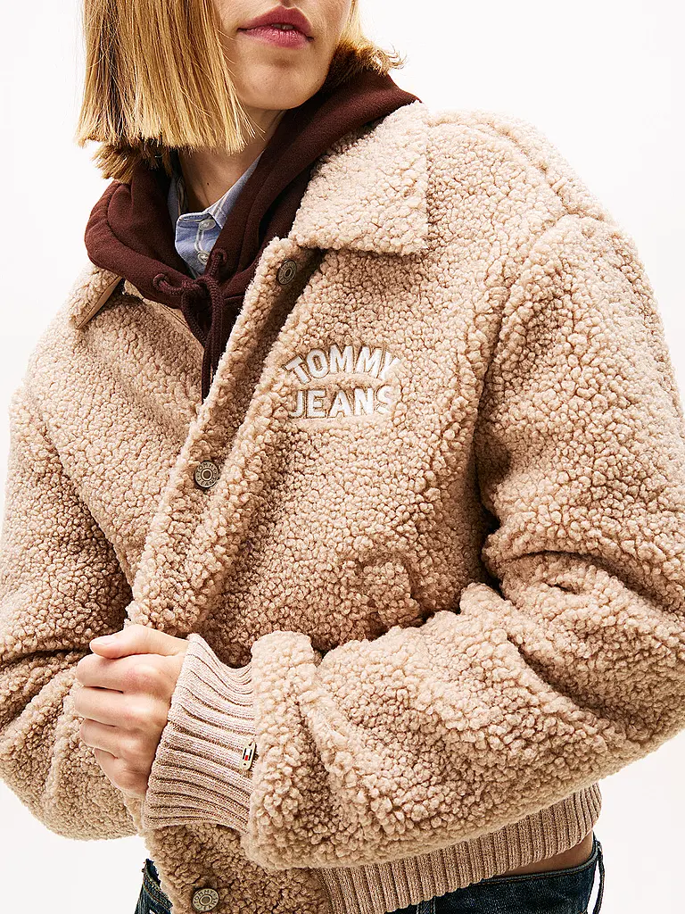 TOMMY JEANS | Chaqueta de aspecto de piel | 