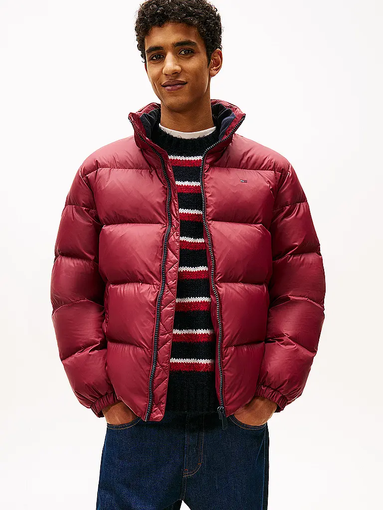 TOMMY JEANS | Chaqueta de plumón ESSENTIAL | dunkelrot