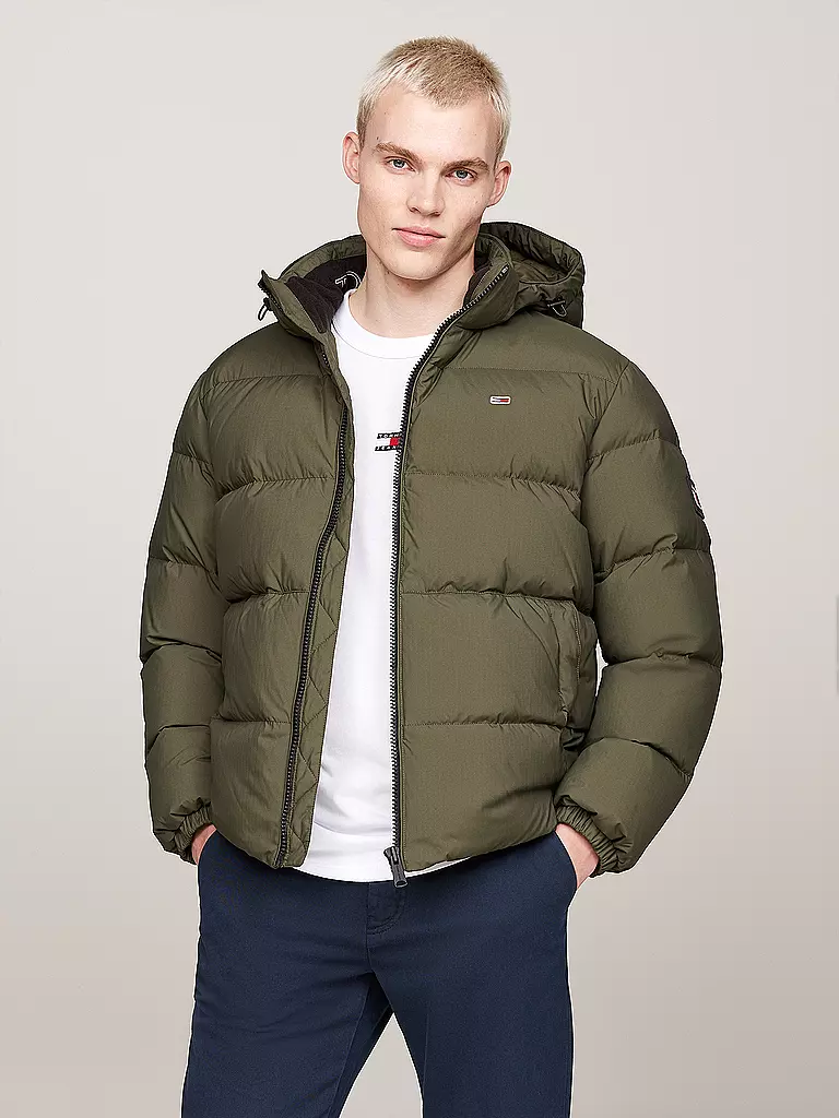 TOMMY JEANS | Daunenjacke ESSENTIAL | Oliva