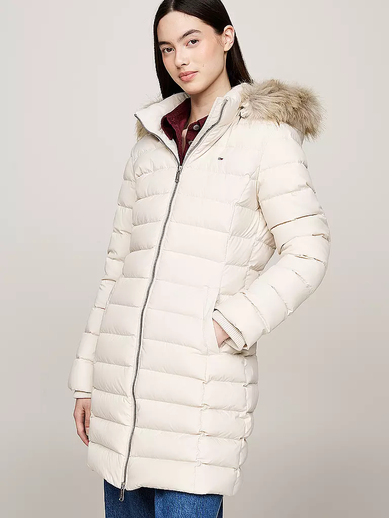 TOMMY JEANS | Daunenmantel | Crema