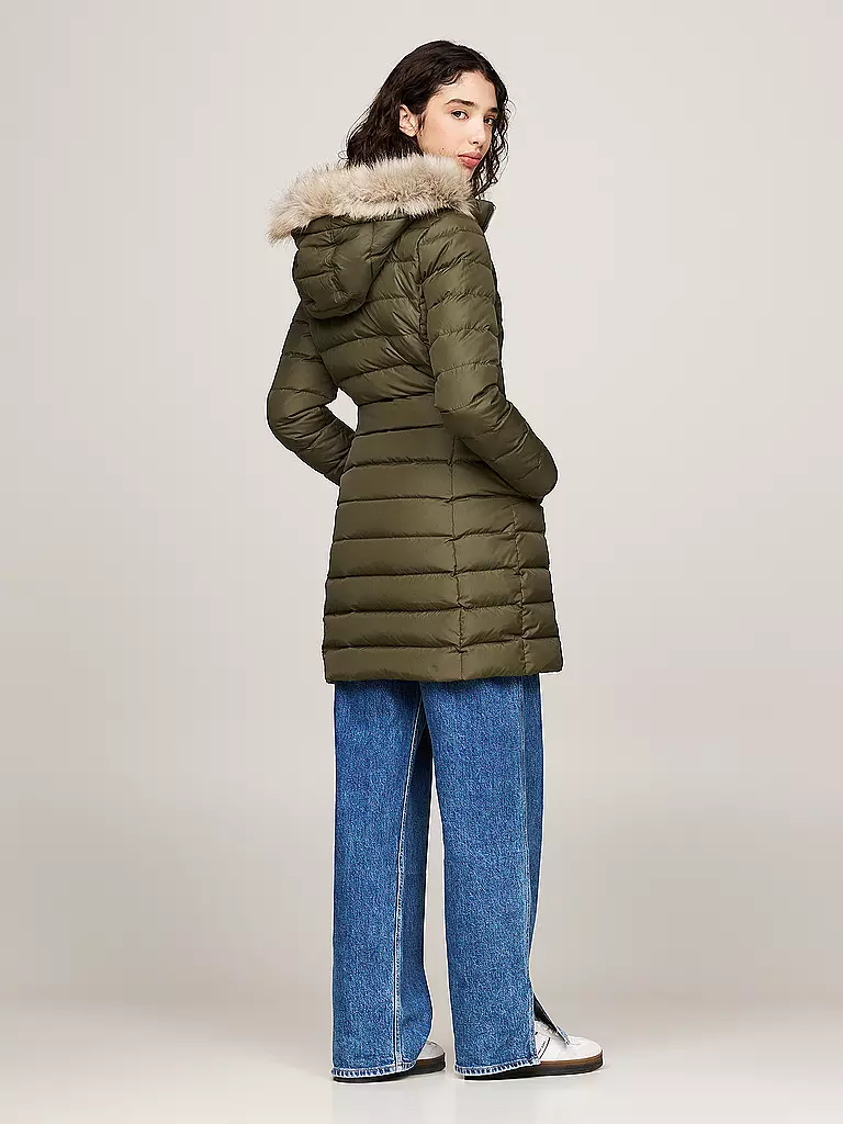 TOMMY JEANS | Daunenmantel | olive